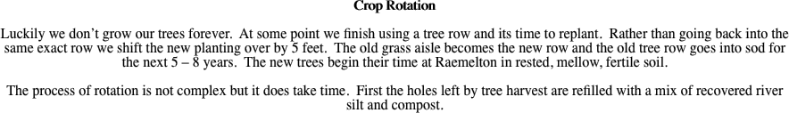 Crop Rotation